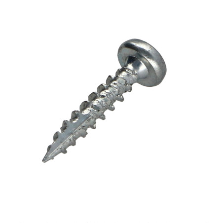 1 x Tornillos para madera TEKOR cabeza redonda TORX T15 3.5X25 roscado total cut punta antihendidura tipo 17 Acero cincado