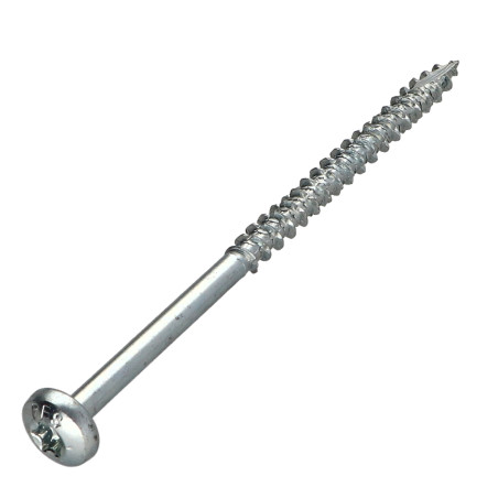 1 x Tornillos para madera TEKOR cabeza redonda TORX T30 6X100 roscado parcial cut punta antihendidura tipo 17 Acero