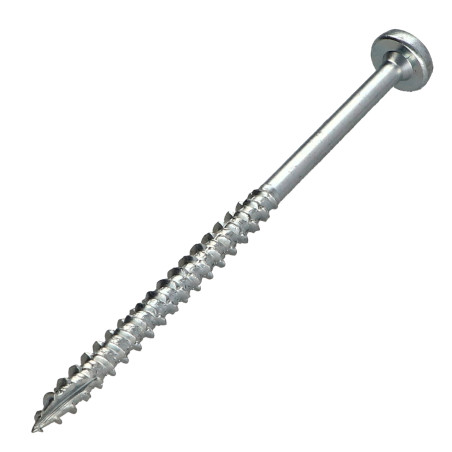 1 x Tornillos para madera TEKOR cabeza redonda TORX T30 6X100 roscado parcial cut punta antihendidura tipo 17 Acero
