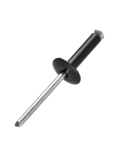 Remache flor GOSTAR Aluminio Vástago acero 4.8X10 Negro 2