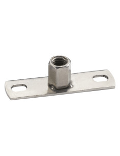 Placa de montaje con Tuerca hexagonal M10 Inoxidable A4
