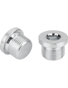 Tapón hexagonal hueco con reborde llave de 5 Inoxidable...