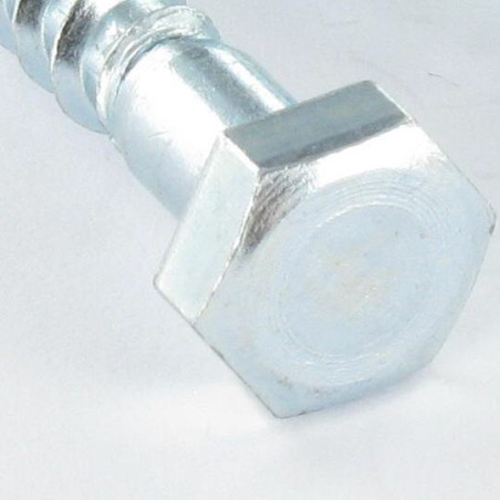 1 x Tirafondo 10X200 fuerte resistencia a la corrosión Acero galvanizado en caliente