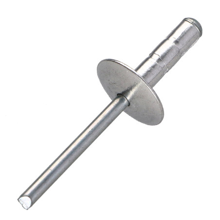 1 x Remaches ciegos Multigrip Aluminio Vástago acero 4.8X10 cabeza extra ancha
