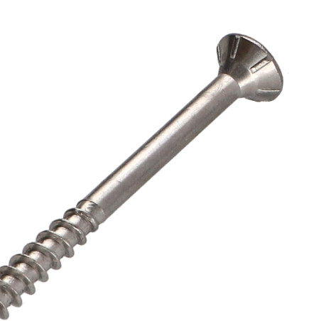 1 x Tornillos para madera TEKOR Inoxidable A2 cabeza fresada/testa svasat dentado TORX T25 5X55 roscado en 35 cut punta