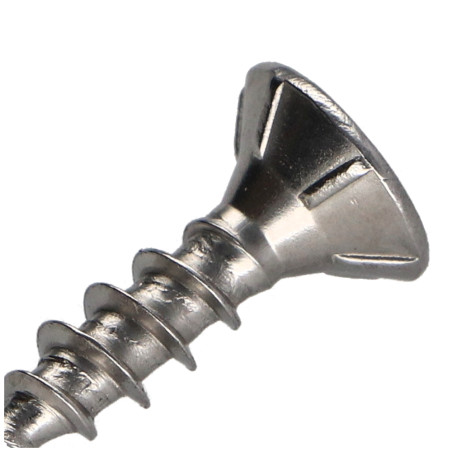1 x Tornillos para madera TEKOR Inoxidable A2 cabeza fresada/testa svasat dentado TORX T20 4.5X20 roscado total cut punta