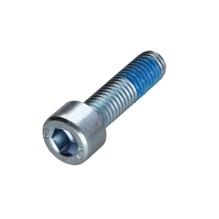 1 x Tornillo metales CHC BTR M8X30 roscado en 28 Clase 8.8 llave de 6 Acero cincado blanco Freno rosca