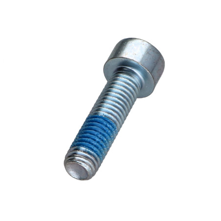 1 x Tornillo metales CHC BTR M8X30 roscado en 28 Clase 8.8 llave de 6 Acero cincado blanco Freno rosca