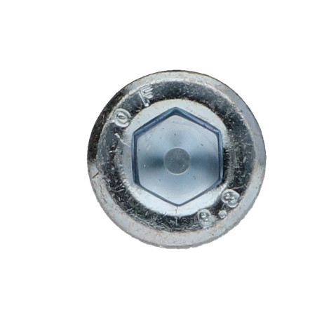 1 x Tornillo metales CHC BTR M8X30 roscado en 28 Clase 8.8 llave de 6 Acero cincado blanco Freno rosca