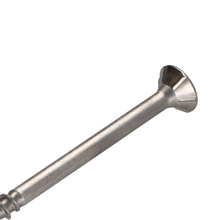 1 x Tornillos para madera TEKOR Inoxidable A2 cabeza fresada/testa svasat dentado TORX T25 5X100 roscado en 60 cut punta