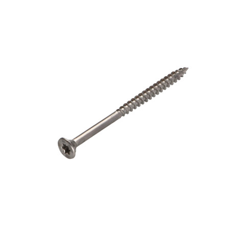 1 x Tornillos para madera TEKOR Inoxidable A2 cabeza fresada/testa svasat dentado TORX T20 4.5X60 roscado en 35 cut punta