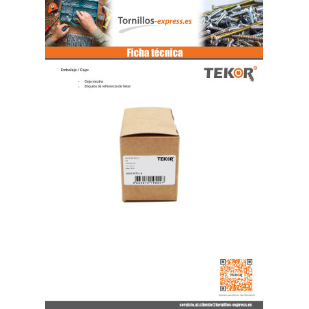 1 x Tornillos para madera TEKOR Inoxidable A2 cabeza fresada/testa svasat dentado TORX T20 4X16 roscado total cut punta