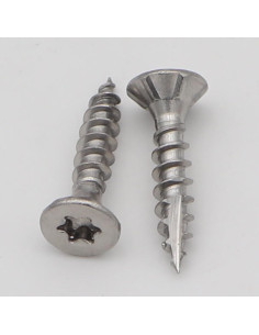 Tornillos para madera TEKOR Inoxidable A2 cabeza...