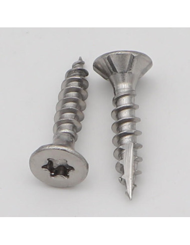 1 x Tornillos para madera TEKOR Inoxidable A2...