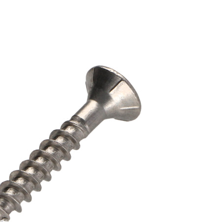 1 x Tornillos para madera TEKOR Inoxidable A2 cabeza fresada/testa svasat dentado TORX T10 3.5X20 roscado total cut punta