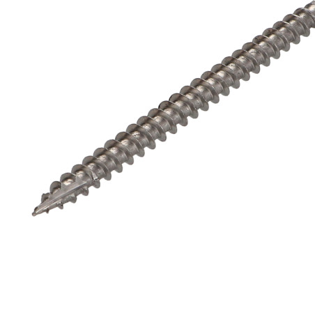 1 x Tornillos para madera TEKOR Inoxidable A2 cabeza fresada/testa svasat dentado TORX T25 6X110 roscado en 70 cut punta