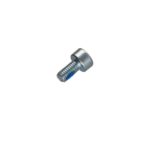1 x Tornillo metales CHC BTR M3X6 roscado total Clase 8.8 llave de 3 Acero cincado blanco + Freno rosca microtornillo