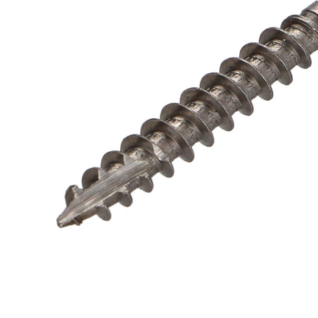 1 x Tornillos para madera TEKOR Inoxidable A2 cabeza fresada/testa svasat dentado TORX T25 6X30 roscado en 18 cut punta