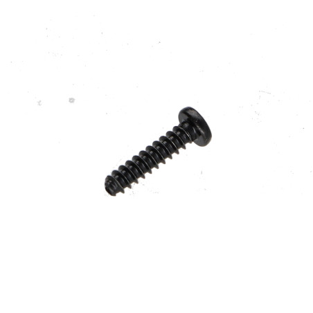1 x Tornillo autorroscante para plástico cabeza cilíndrica Phillips 0 2X6 Acero cincado negro microtornillo