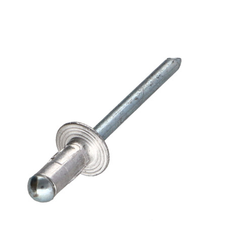 1 x Remaches ciegos Multigrip Aluminio Vástago acero Cabeza redonda estándar 4X9