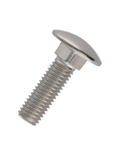 Cabeza redonda cuello cuadrado Inoxidable A2 M5X20... 2