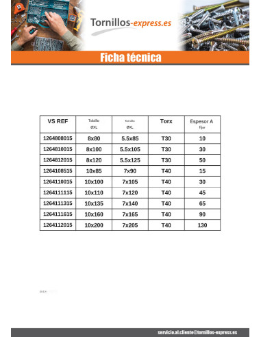 1 x Taco para clavar larga Nylon 8X100 +...