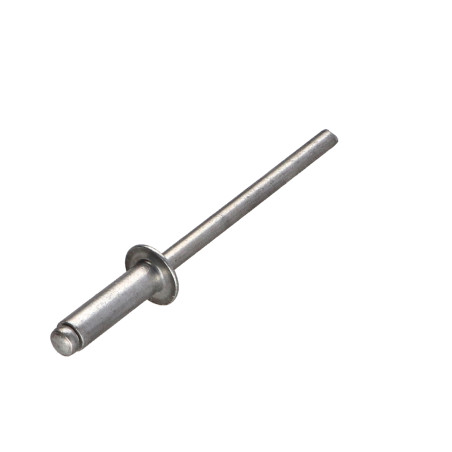 1 x Remache ciego, totalmente de aluminio 4X12.9 cabeza plana