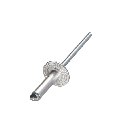 1 x Remaches ciegos Barra Filettata Alluminio Acciaio 4.8X25 grosor de ajuste 15 con 20 cabeza extra ancha ALX