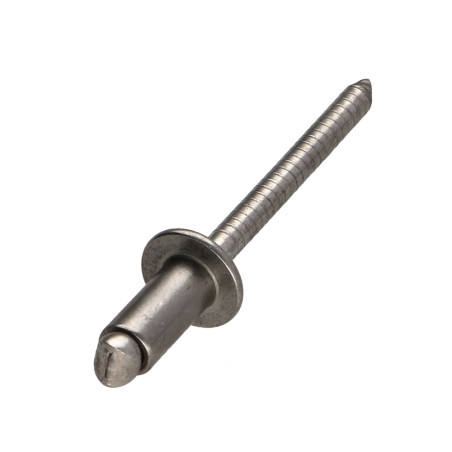 1 x Remache Ciego Todo Acero Inoxidable Cabeza redonda estándar 4.8X23 grosor de ajuste 15 con 18