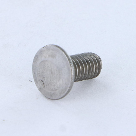 1 x Tornillo metales cabeza cilíndrica sin ranura M4X8 cabeza liso 8 grosor 1 Acero bruto