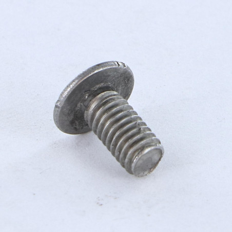 1 x Tornillo metales cabeza cilíndrica sin ranura M4X8 cabeza liso 8 grosor 1 Acero bruto