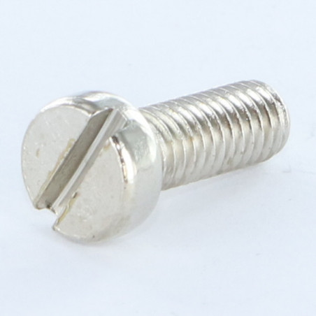 1 x Tornillo metales cabeza cilíndrica abombada ranura UNC N 8X 1/4 Acero cincado blanco