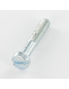Tornillo metales cabeza cilíndrica ranura M4X27 roscado...