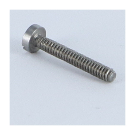 1 x Tornillo metales cabeza cilíndrica ranura M1.6X3 Acero bruto microtornillo