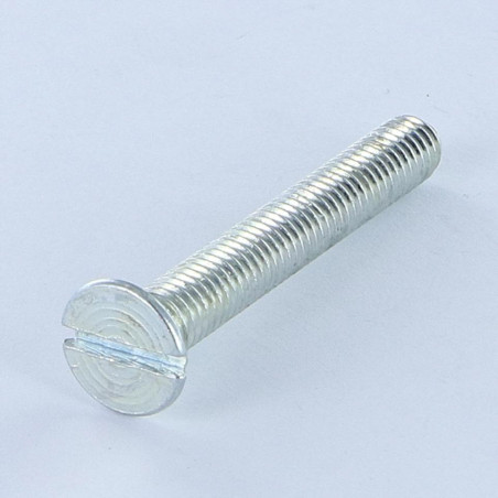 1 x Tornillo metales cabeza fresada/testa svasat ranura M2.5X14 Acero bruto microtornillo