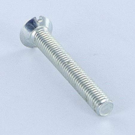 1 x Tornillo metales cabeza fresada/testa svasat ranura M2.5X16 Acero bruto microtornillo