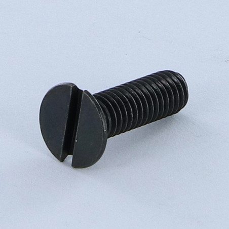 1 x Tornillo metales cabeza fresada/testa svasat ranura M6X20 Acero cincado negro