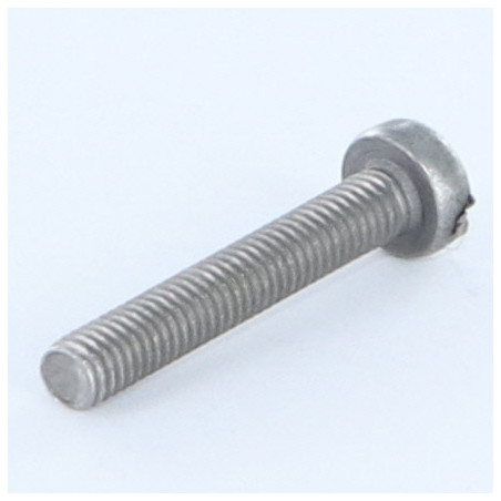 1 x Tornillo metales cabeza cilíndrica ranura M3X3 Acero bruto microtornillo