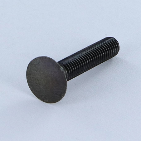 1 x Tornillo metales cabeza fresada/testa svasat sin ranura M5X27 Acero cincado negro diámetro de cabeza: 11