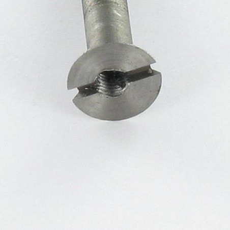 1 x Tornillo metales perforada y roscada M5X30 roscado en 18 M3.5 paso de 60 Acero bruto