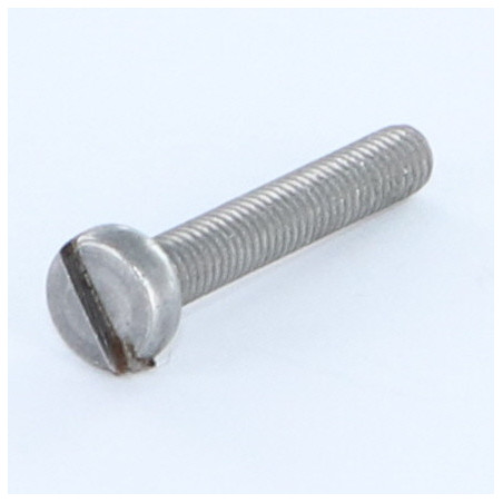 1 x Tornillo metales cabeza cilíndrica ranura M3X28 Acero bruto microtornillo