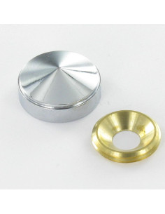 Roseta cónica o embellecedor tornillo (1 roseta y 1...