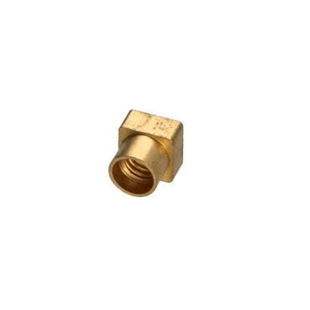 1 x Tuerca cuadrados Latón M3.5 paso 60 5X5X5