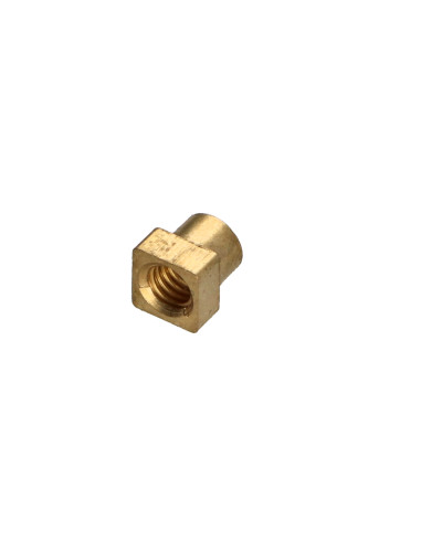 1 x Tuerca cuadrados Latón M3.5 paso 60 5X5X5