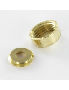 Roseta cónica o embellecedor tornillo (1 roseta y 1... 2