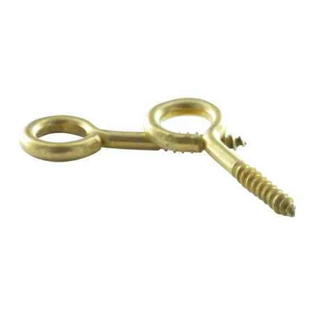1 x Tornillos de ojo Latón 2.5X10