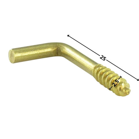 1 x Escarpias Tornillos Latón 2.5X25