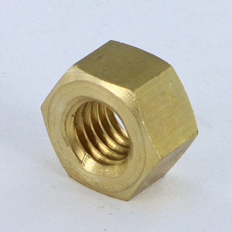 1 x Tuerca Latón HH M8 grosor 8