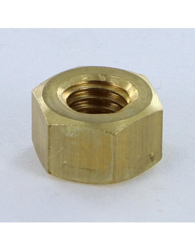 1 x Tuerca Latón HH M8 grosor 8