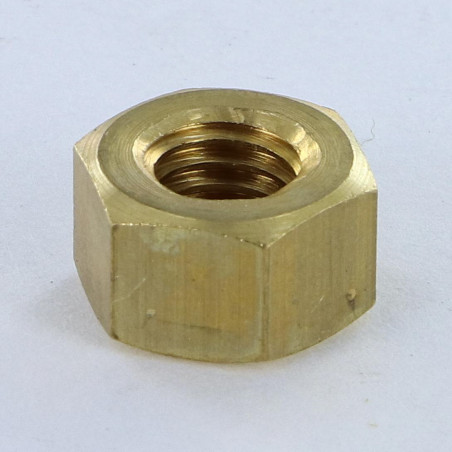 1 x Tuerca Latón HH M8 grosor 8